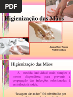 Higienizaçõa das Mãos 2013