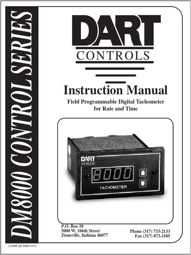 Dart Control DM8000Manual Switch Timer