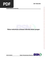 Download Batas Maksimum Cemaran Mikroba Dalam Pangan Sni 7388-2009 -1 by Dewi Tita SN177767142 doc pdf