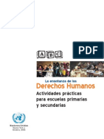 1. La enseñanza de los derechos humanos en la escuela