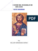 Manual de Griego Koine Del Evangelio de San Juan