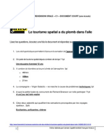 Corrigé CO C1 Doc Court Le Tourisme Spatial PDF