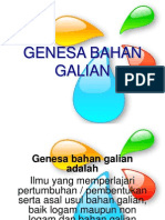 Genesa Bahan Galian