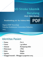 CVD Stroke Iskemik Berulang