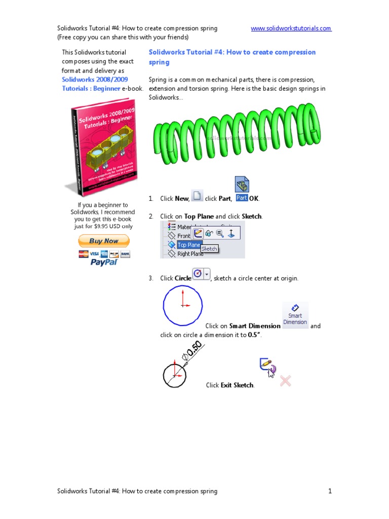 How To Create Compression Spring PDF