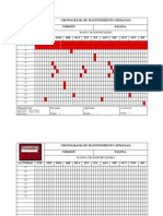 103 Cronograma de Mantenimiento