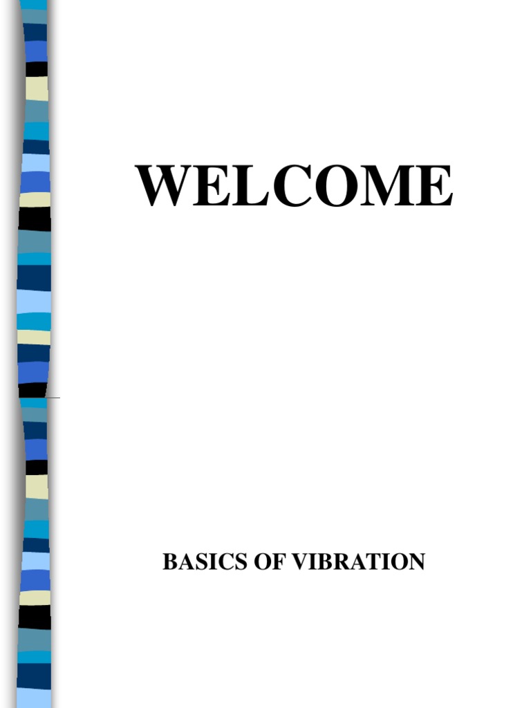 Basics of Vibration | PDF | Amplitude | Root Mean Square