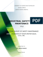 Industrial Safety and Maintenance