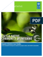 Case Studies UNDP: ESE'EJA NATIVE COMMUNITY OF INFIERNO, Peru