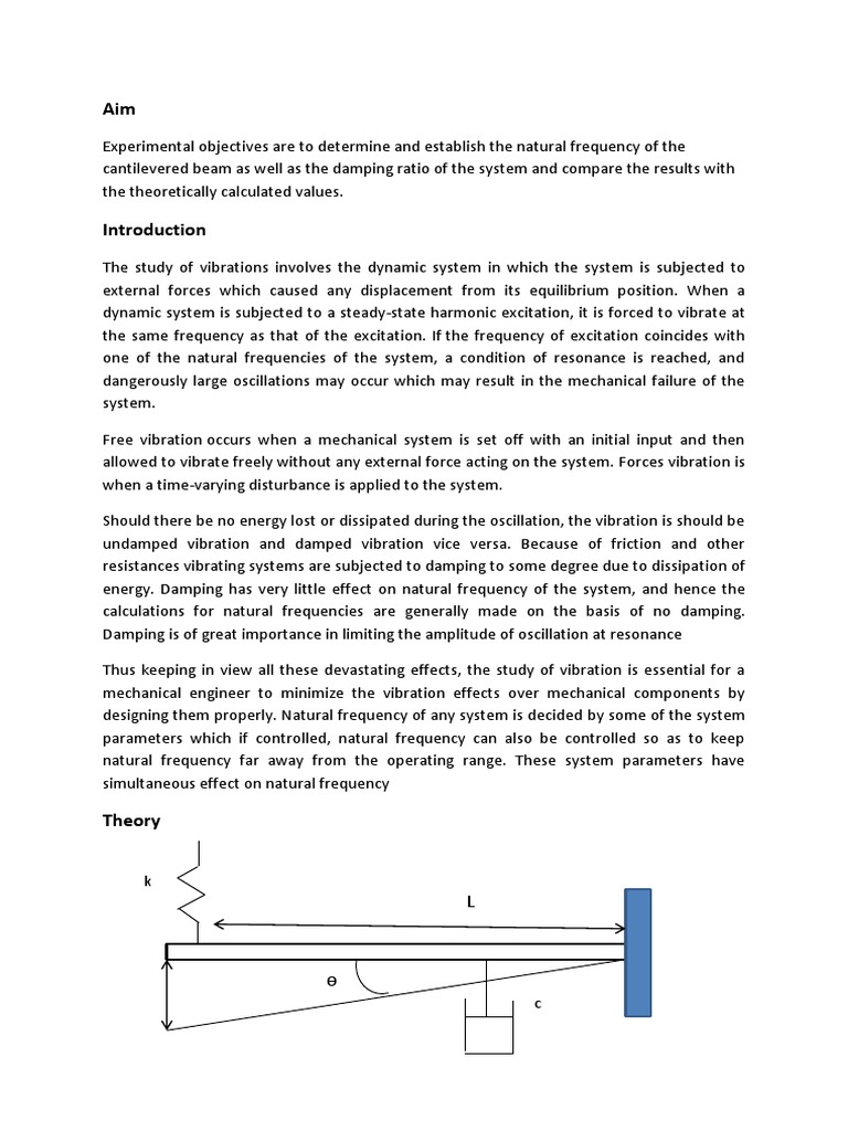 Vibration Sec 1 | PDF | Resonance | Mechanics