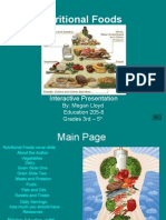 Nutritional Foods: Interactive Presentation