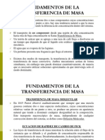 Fundamentos de Tranasferenca de Masa