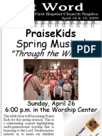 Praisekids: Spring Musical