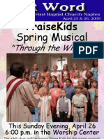 Spring Musical: Praisekids