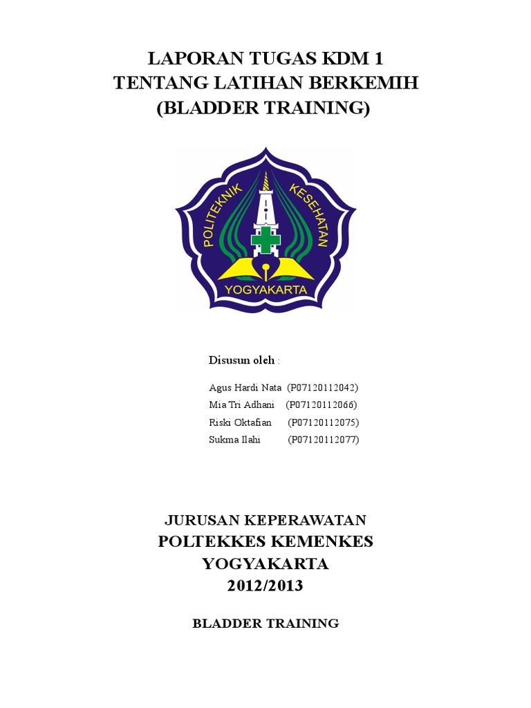 Laporan Bladder Training