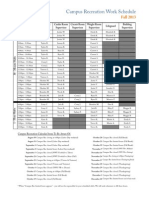 Fall 13 Work Schedule as of Oct 21