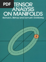 Bishop, Goldberg - Tensor Analysis On Manifolds (Dover 1980) (288s) PDF