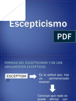 e Scepticism o