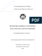 Juventude, Família e Autonomia PDF