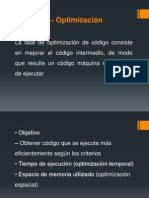 Lenguajes y Autómatas Unidad 3 Competencias. Optimización