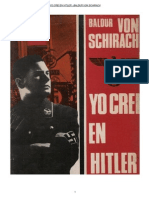 Yo Crei en Hitler Baldur Von Schirach