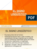 El Signo Lingüístico