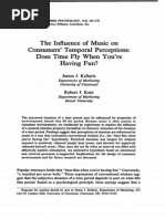 Influence of Music on Temporal Perception