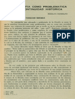 Mondolfo Rodolfo - La Filosofia Como Problematica PDF