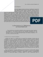 Germar Rudolf - La Resistencia Es Obligatoria