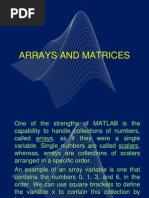 Arrays and Matrices