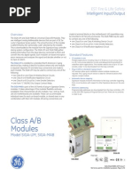 Class A/B Modules: Intelligent Input/Output Security