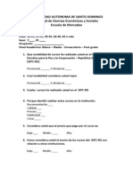 Trabajo de Desarrollo de Producto (Aros Nacional)