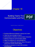Building Teams Through Communication and Partnerships