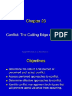 Conflict: The Cutting Edge of Change