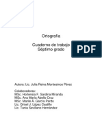 1º Español Ortografia