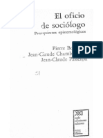 Bourdieu, P. - El oficio del sociólogo [fragmentos] [1973]