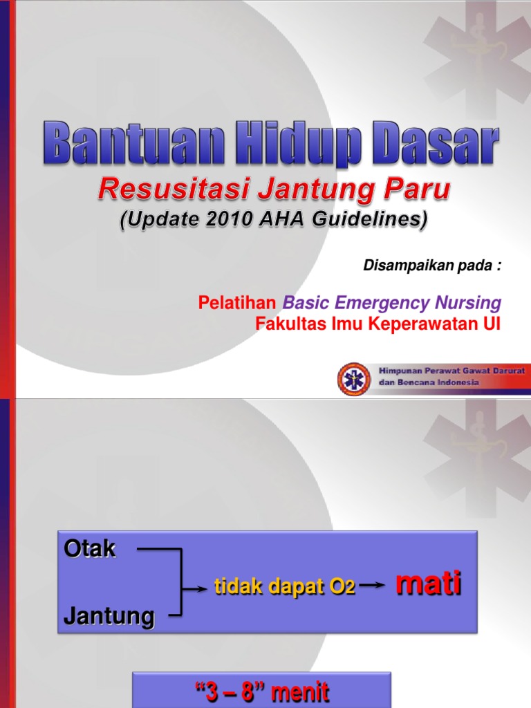 Urutan BHD dan RJP AHA 2010 | PDF | Kesehatan Holistik
