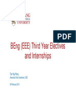 BEng (EEE) Third Year Electives and Internships Guide