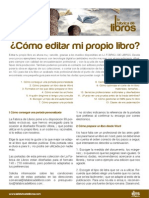 Como Editar Mi Propio Libro