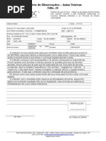 10 - Relatório de Observação - Aula Teórica folha 10