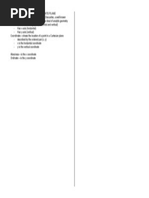 Cartesian Plane