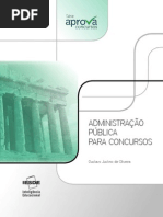 ADMINISTRAÇÃO PÚBLICA PARA CONCURSOS
