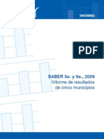 Informe Resultados SABER 5 y 9 Comparaciones 5 Municipios v2