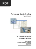 Advanced Control using MATLAB