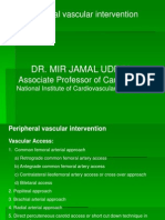 Peripheral Vascular Intervention, Lecture, Nicvd