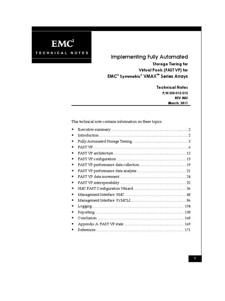 300 012 015 PDF Computer Data Storage Provisioning