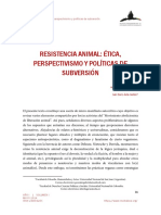 Resistencia Animal: Ética, Perspectivismo y Políticas de Subversión