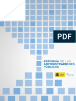 Informe Reforma de de Las Administraciones Publicas