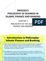 Introduction to Philosophy of Islamic Finance
