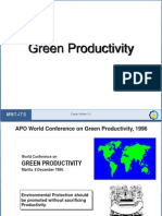 Green Productivity: Capita Selekta 5-1